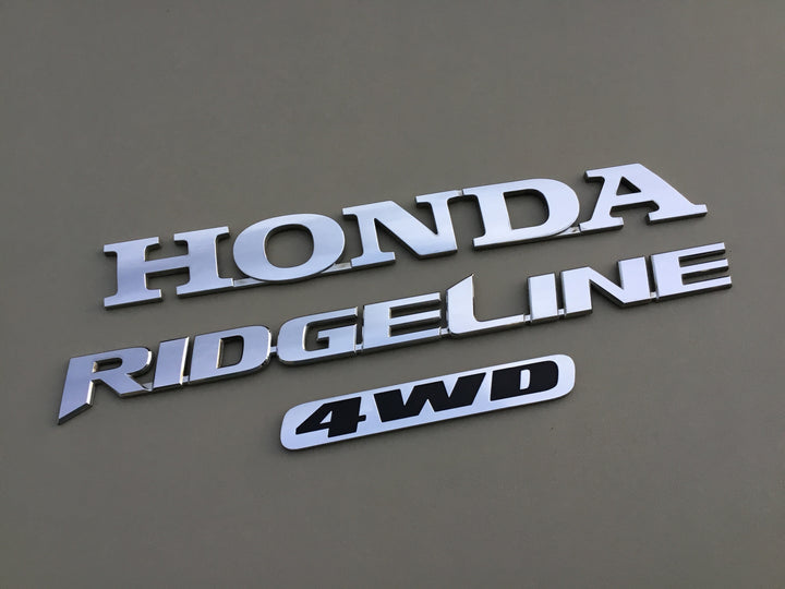 2006-2014 Honda Ridgeline 4WD Tailgate Emblem Set