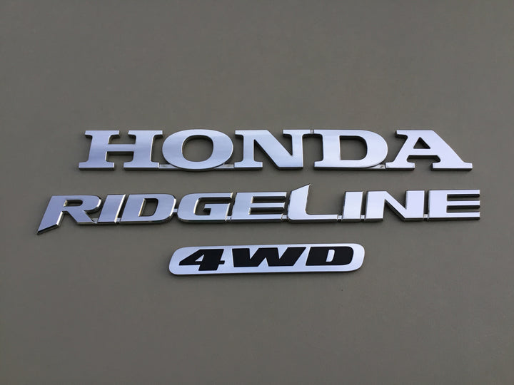 2006-2014 Honda Ridgeline 4WD Tailgate Emblem Set