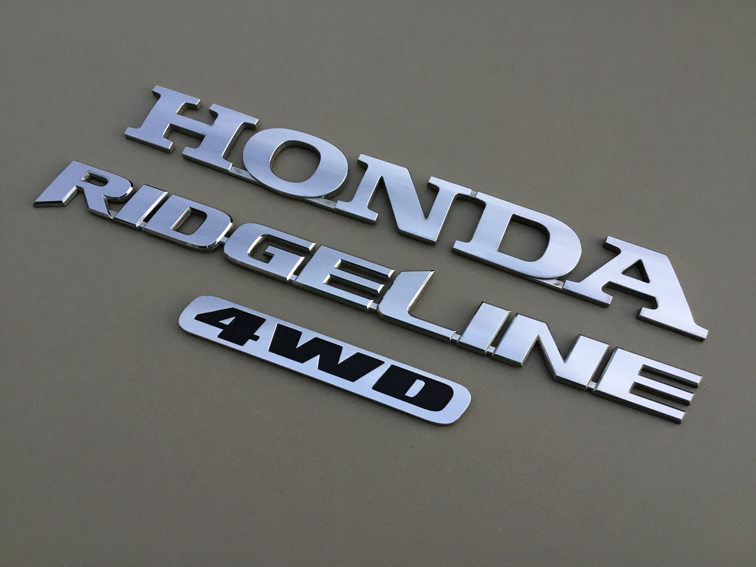 2006-2014 Honda Ridgeline 4WD Tailgate Emblem Set