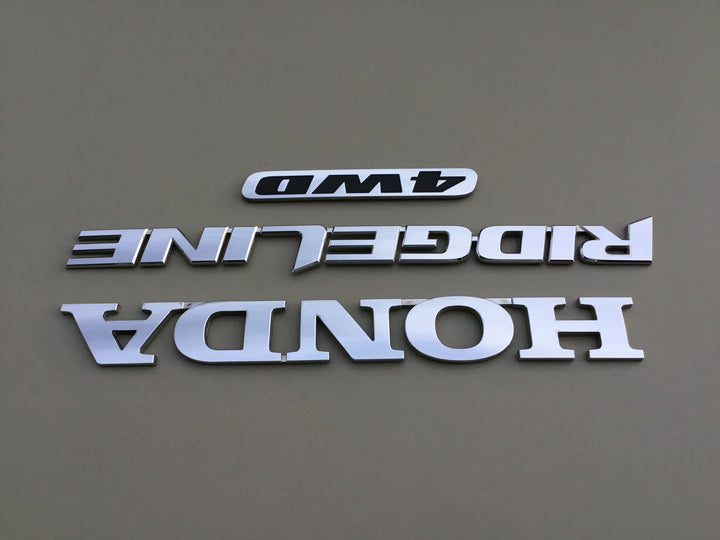2006-2014 Honda Ridgeline 4WD Tailgate Emblem Set