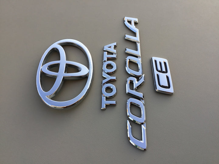 2003-2008 Toyota Corolla CE Trunk Emblem Set