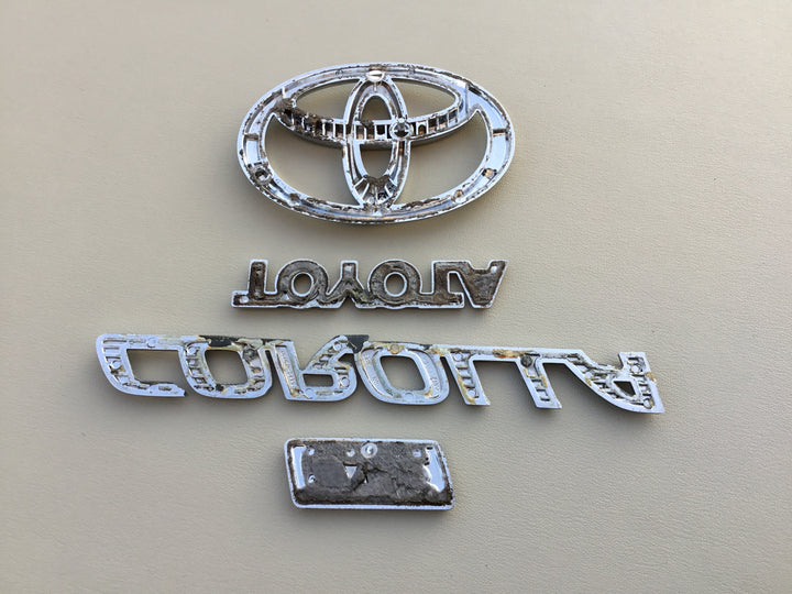 2003-2008 Toyota Corolla CE Trunk Emblem Set