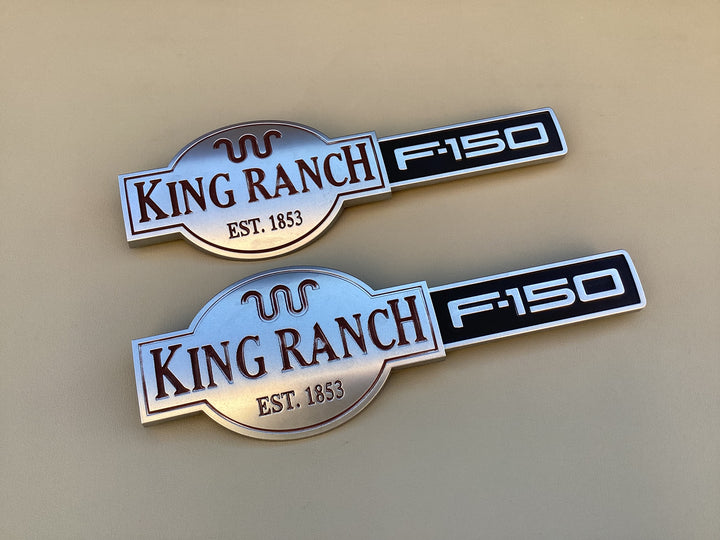 2004-2008 Ford F-150 King Ranch Fender Emblem Set
