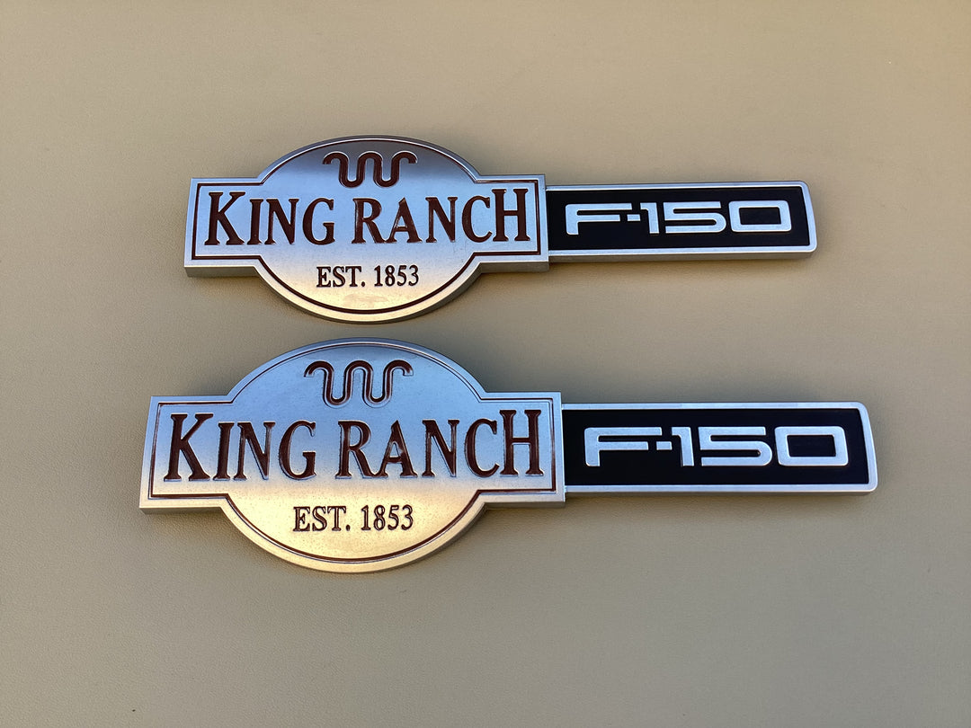 2004-2008 Ford F-150 King Ranch Fender Emblem Set