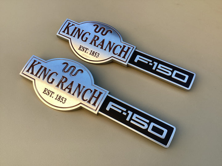 2004-2008 Ford F-150 King Ranch Fender Emblem Set