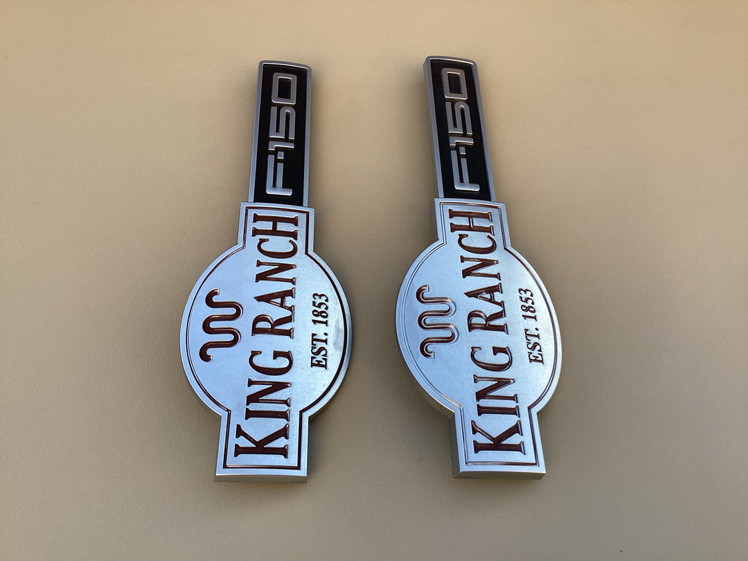 2004-2008 Ford F-150 King Ranch Fender Emblem Set