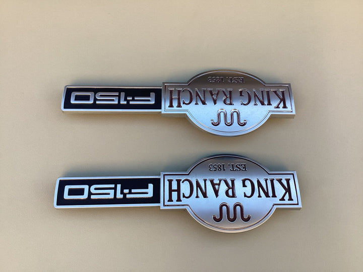 2004-2008 Ford F-150 King Ranch Fender Emblem Set