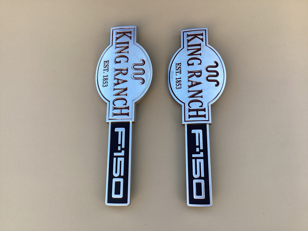 2004-2008 Ford F-150 King Ranch Fender Emblem Set