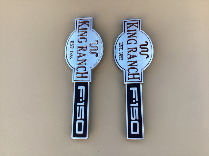 2004-2008 Ford F-150 King Ranch Fender Emblem Set