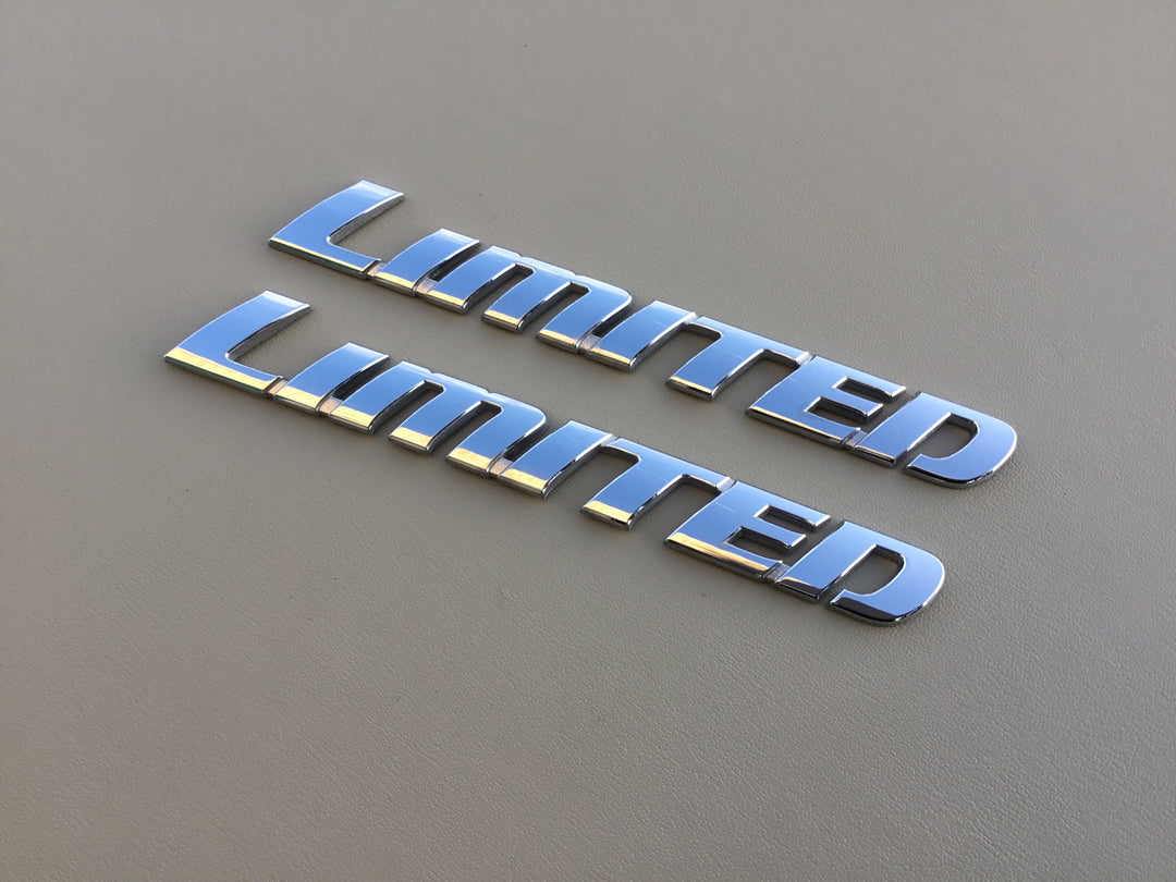 2008-2013 Toyota Highlander Limited Door Emblem Set