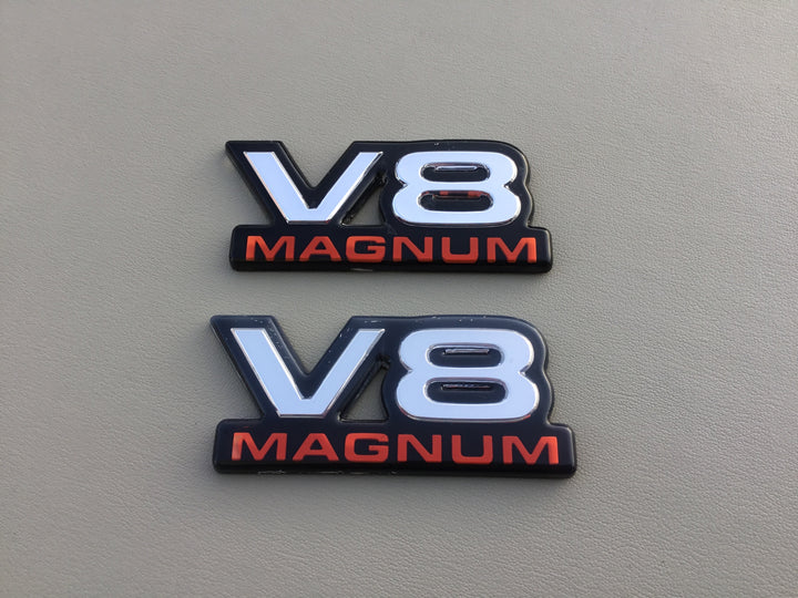 1994-2001 Dodge Ram 1500 V8 Magnum Door Emblem Set