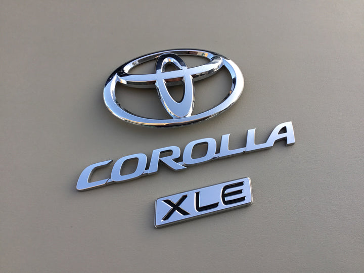 2009-2013 Toyota Corolla XLE Trunk Emblem Set