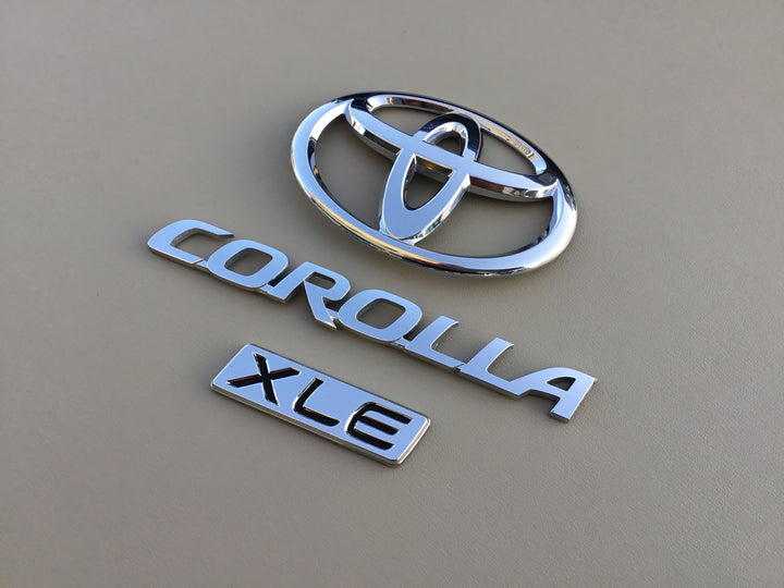 2009-2013 Toyota Corolla XLE Trunk Emblem Set