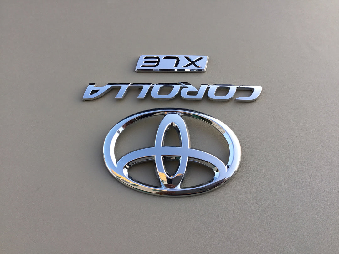 2009-2013 Toyota Corolla XLE Trunk Emblem Set