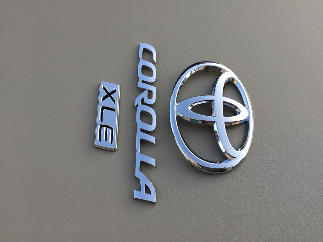 2009-2013 Toyota Corolla XLE Trunk Emblem Set