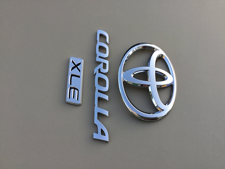 2009-2013 Toyota Corolla XLE Trunk Emblem Set