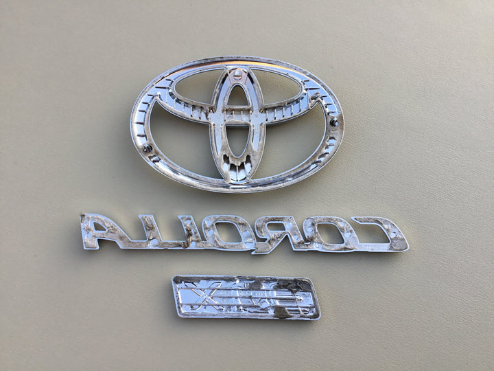 2009-2013 Toyota Corolla XLE Trunk Emblem Set