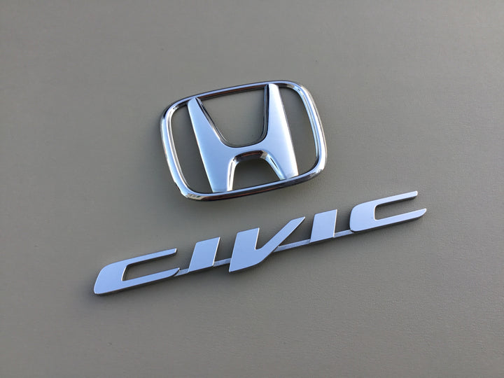 2012-2015 Honda Civic Sedan Trunk Emblem Set