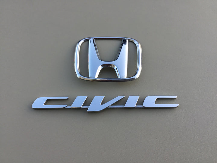 2012-2015 Honda Civic Sedan Trunk Emblem Set