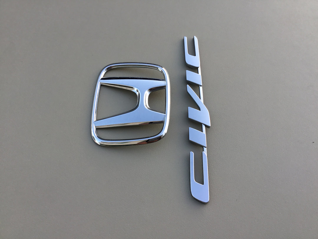 2012-2015 Honda Civic Sedan Trunk Emblem Set
