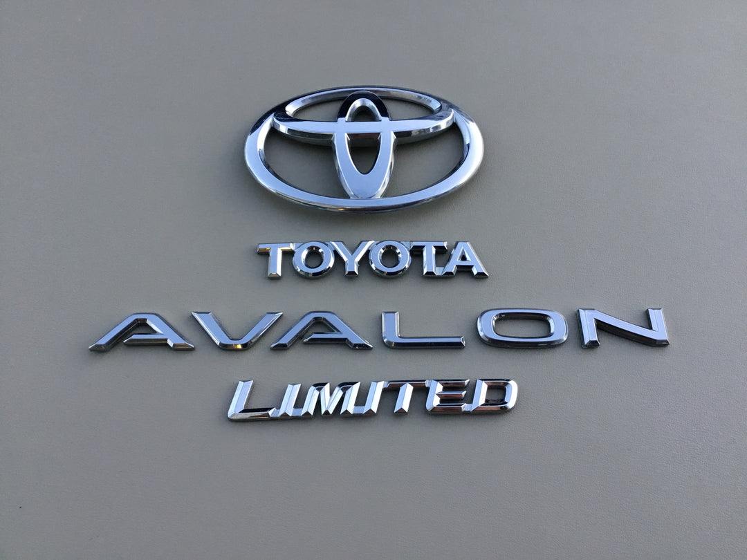 2005-2010 Toyota Avalon Limited Trunk Emblem Set