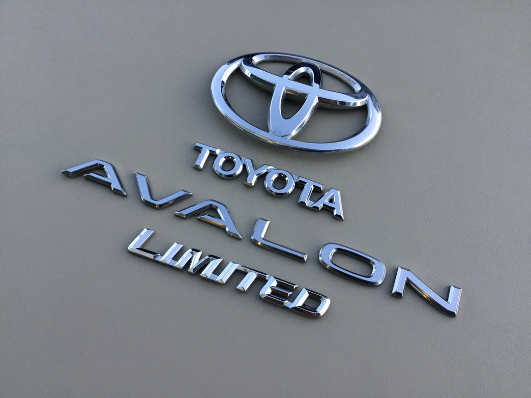 2005-2010 Toyota Avalon Limited Trunk Emblem Set
