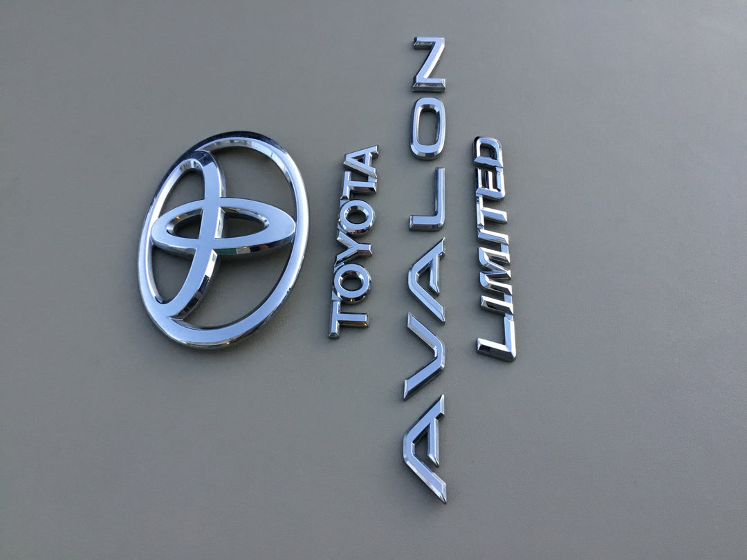 2005-2010 Toyota Avalon Limited Trunk Emblem Set