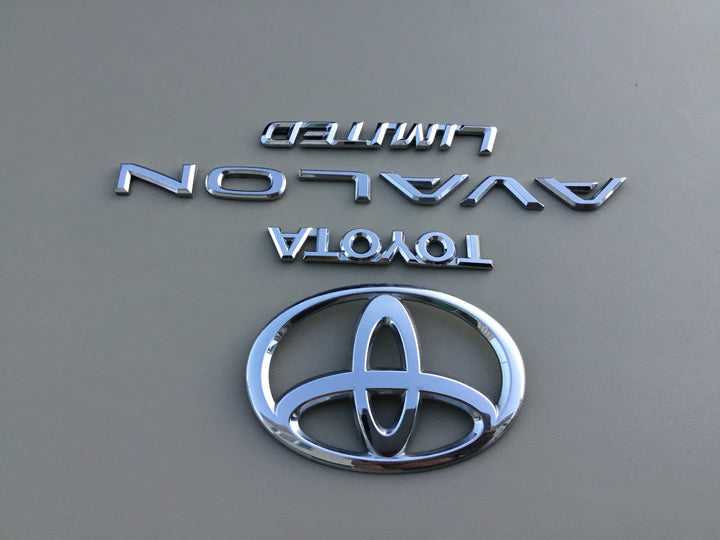 2005-2010 Toyota Avalon Limited Trunk Emblem Set
