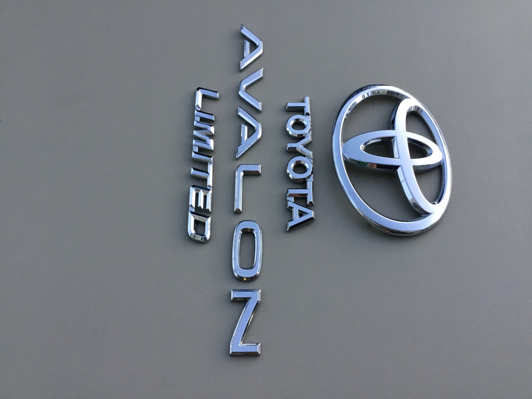 2005-2010 Toyota Avalon Limited Trunk Emblem Set