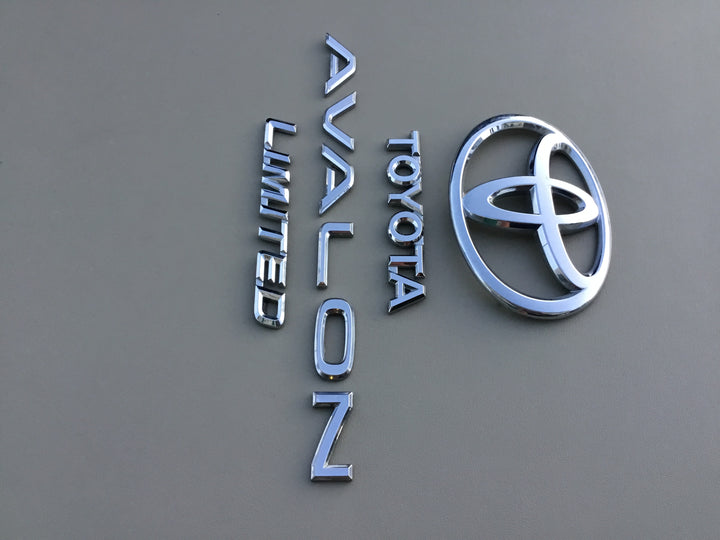 2005-2010 Toyota Avalon Limited Trunk Emblem Set
