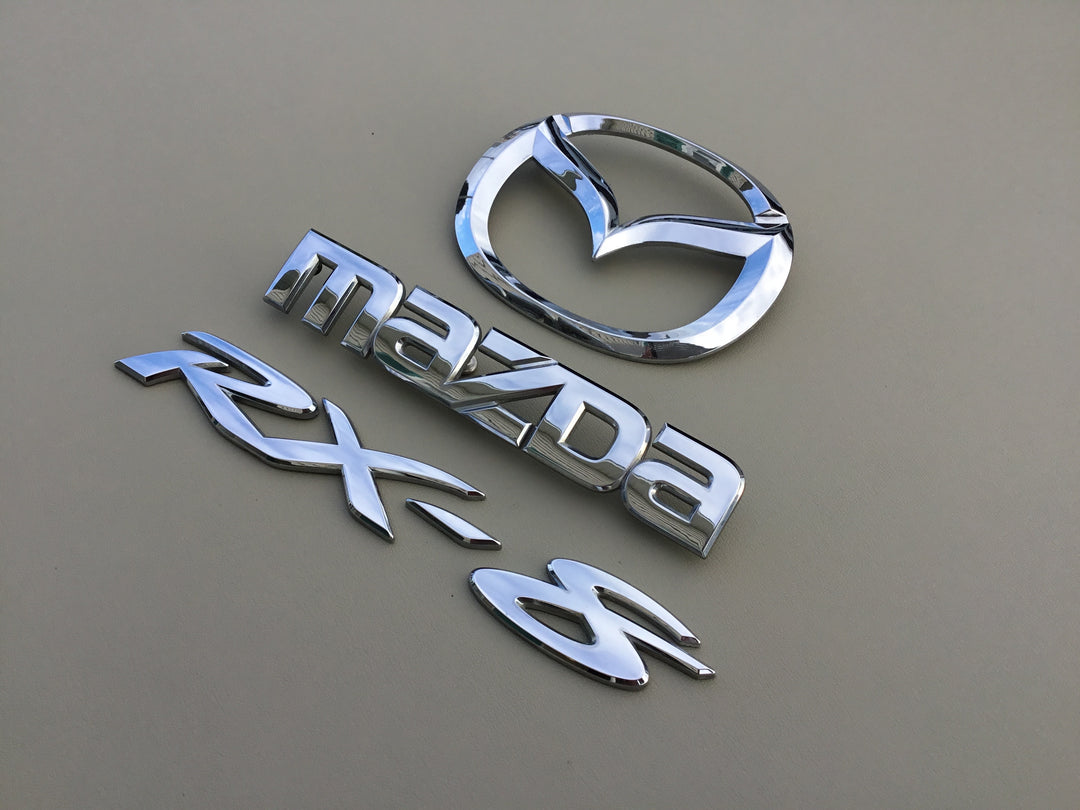 2004-2008 Mazda RX-8 Trunk Emblem Set