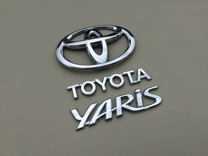 2007-2011 Toyota Yaris Sedan Trunk Emblem Set