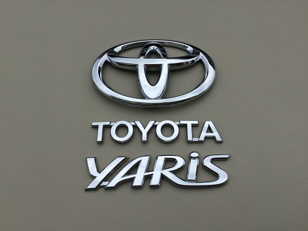 2007-2011 Toyota Yaris Sedan Trunk Emblem Set