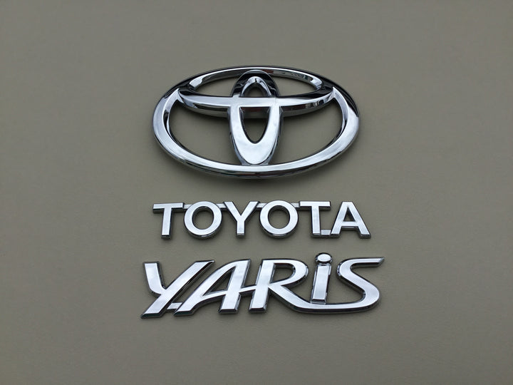 2007-2011 Toyota Yaris Sedan Trunk Emblem Set