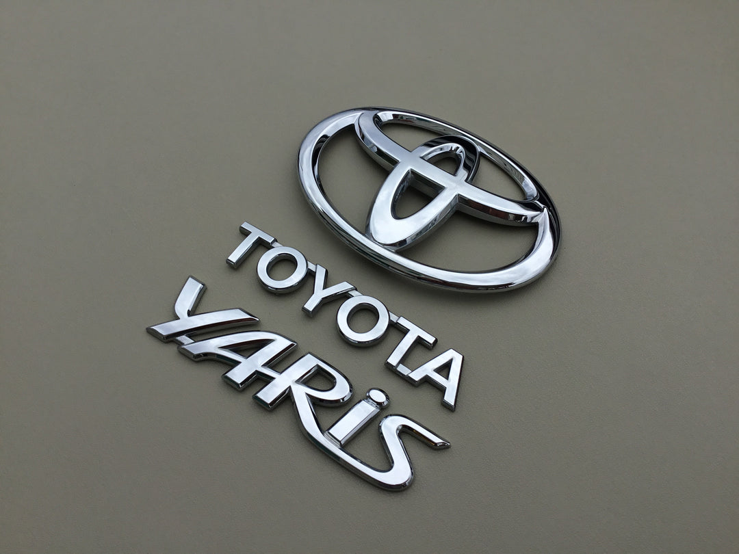 2007-2011 Toyota Yaris Sedan Trunk Emblem Set