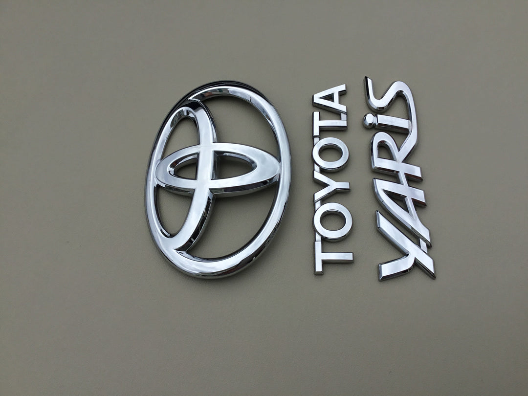 2007-2011 Toyota Yaris Sedan Trunk Emblem Set