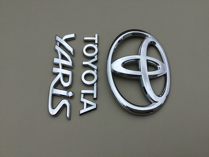 2007-2011 Toyota Yaris Sedan Trunk Emblem Set