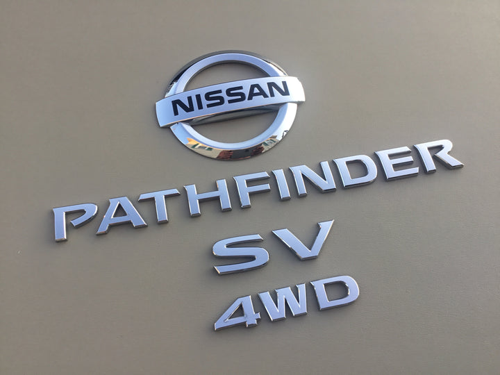 2013-2019 Nissan Pathfinder SV 4WD Tailgate Emblem Set