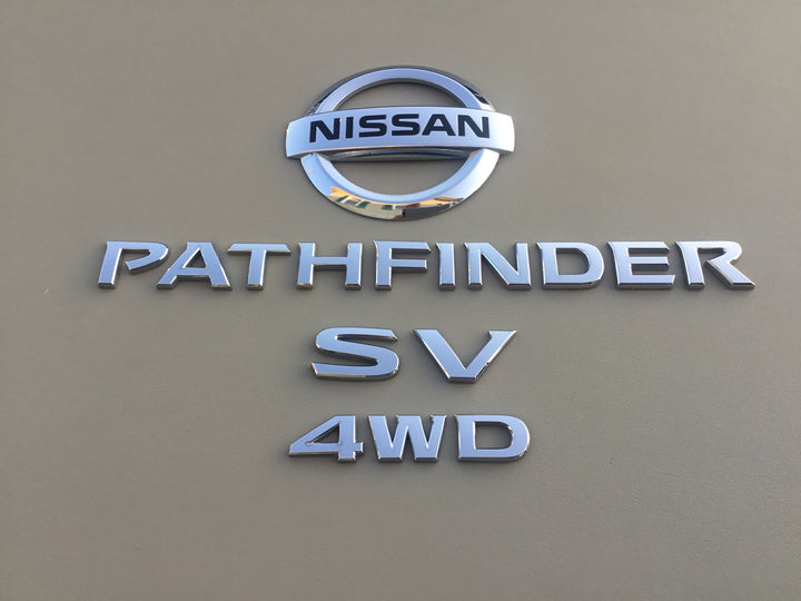 2013-2019 Nissan Pathfinder SV 4WD Tailgate Emblem Set