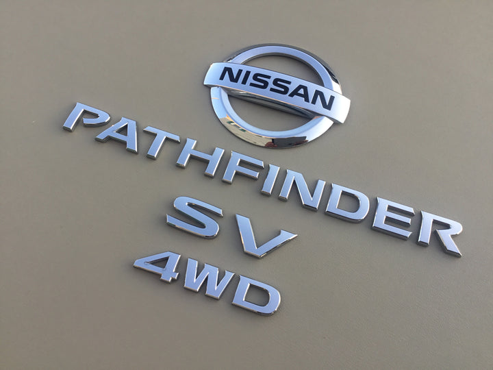 2013-2019 Nissan Pathfinder SV 4WD Tailgate Emblem Set