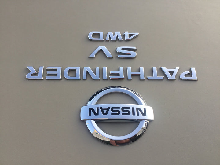 2013-2019 Nissan Pathfinder SV 4WD Tailgate Emblem Set