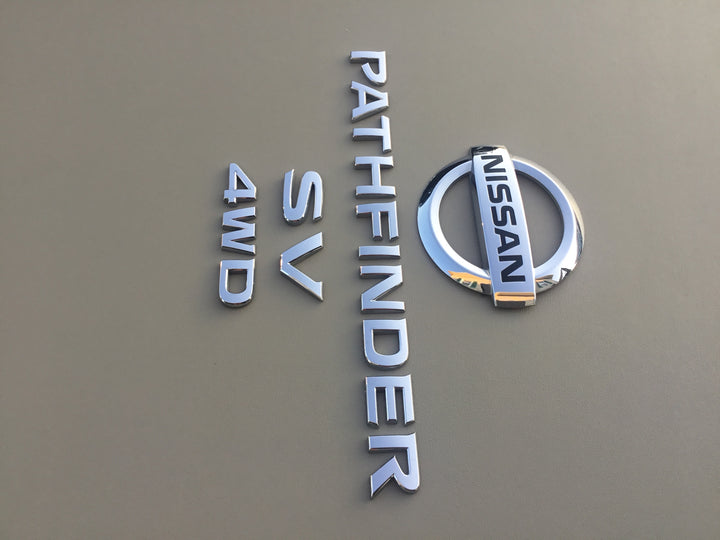 2013-2019 Nissan Pathfinder SV 4WD Tailgate Emblem Set