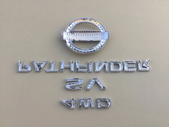 2013-2019 Nissan Pathfinder SV 4WD Tailgate Emblem Set