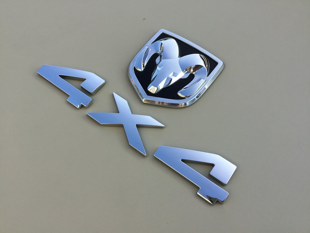 2005-2008 Dodge Ram 1500 4x4 Tailgate Emblem Set