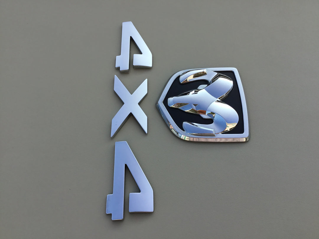 2005-2008 Dodge Ram 1500 4x4 Tailgate Emblem Set