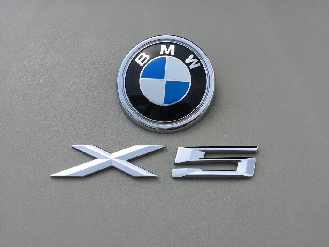 2007-2013 BMW X5 Tailgate Emblem Set