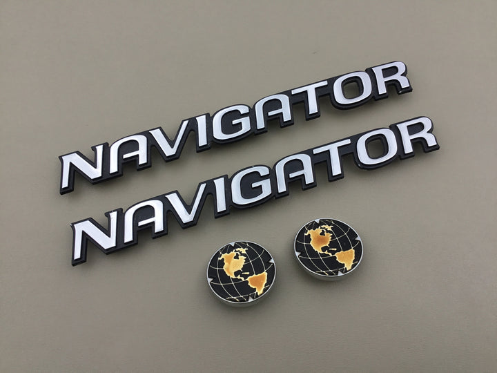 1998-2002 Lincoln Navigator Globe Door Emblem Set