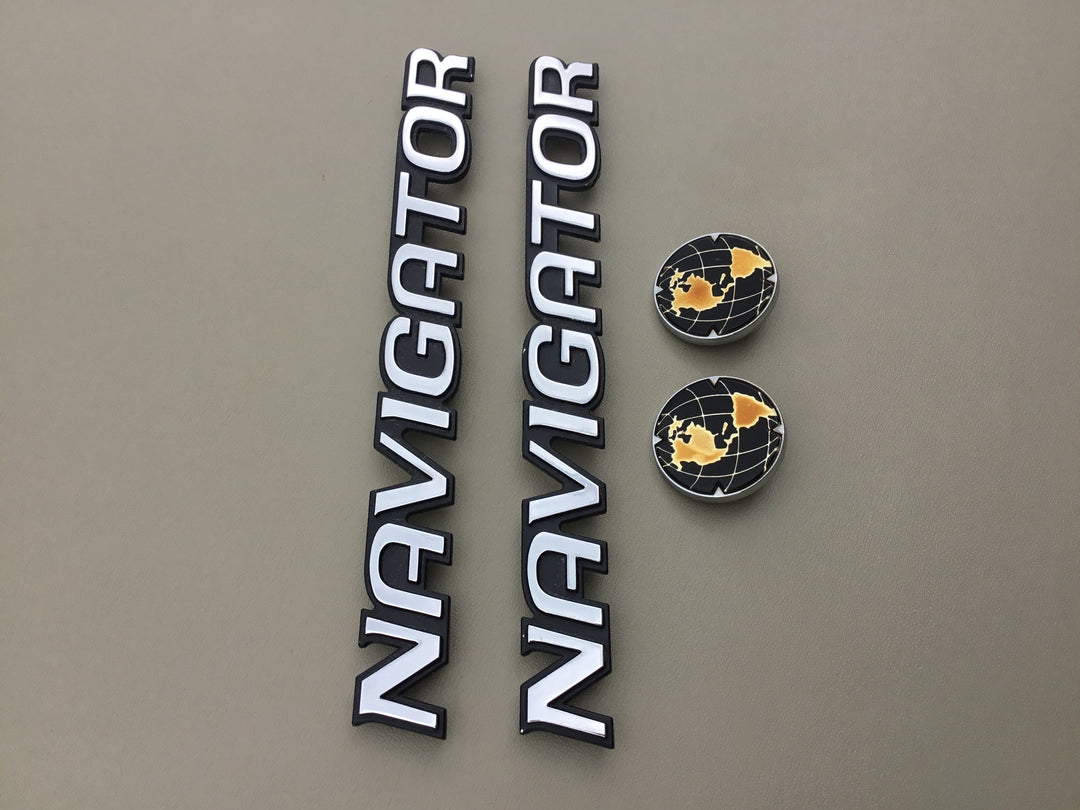 1998-2002 Lincoln Navigator Globe Door Emblem Set