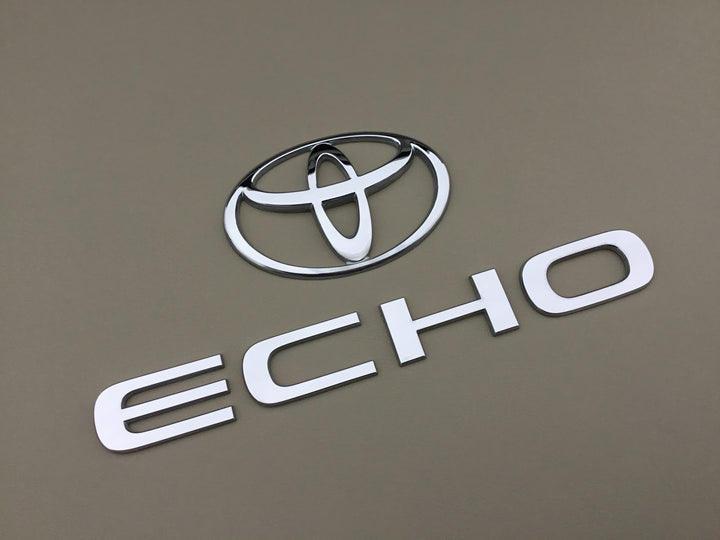 2000-2002 Toyota Echo Trunk Emblem Set