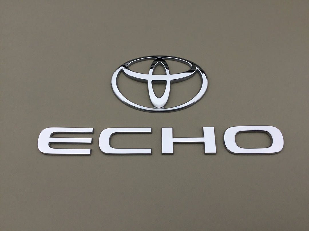 2000-2002 Toyota Echo Trunk Emblem Set